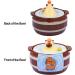 Cartoon Capybara Ceramic Bowl 950ml Large Ramen Mug with Lid and Handle Microwave Safe Cute Animal Noodle Bowl for Kids Granola or Soup Cup Pair - Buy Online on GoSupps.com