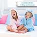 Wolimbo Personalized 100% Cotton Children's Bathrobe - Embroidered Blue Ringed Bear (Size 86-92) - Buy Online on GoSupps.com