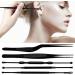 6pcs/set Stainless Steel LED Ear Wax Pickers - Black Earpick Wax Remover Curette Spoon Cleaner Tool - Buy Online on GoSupps.com