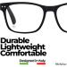 Wise Eyewear 2 Pack Multi Focus Progressive Reading Glasses No Line 3.0 Power - Black - Shop Internationally - Buy Online on GoSupps.com