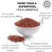 Pride Of India - Natural Royal Red Bolivian Quinoa - Protein Rich Whole Grain Jar 3.3 Pound (1.5 Kilo) Jar (2.2 Pound + 50% Extra Free 3.3 Pounds Total) - Buy Online on GoSupps.com