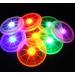 Xubx LED Illuminated Dog Frisbees Set - Durable Rubber Training Toys for Dogs - 2 Pack in Purple & Blue - Buy Online on GoSupps.com