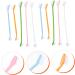 COSMEVIVI 10pcs Pet Toothbrush Pet Cleaning Toothbrush Cat Toothpaste Pet Toothpaste Dual-head Dog Puppy Nylon - Buy Online on GoSupps.com