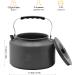 Bulin 2L Camping Kettle - Fast Heating Outdoor Gear for Boiling Water - Ultralight Portable Tea Pot for Hiking, Picnic, and Travel - Aluminum Alloy - Black - Buy Online on GoSupps.com