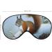 Squirrel Snow Sleep Eye Mask & Blindfold for Women Men - Elastic Strap for Sleep, Travel, Nap - Buy Online on GoSupps.com