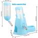 Diyife Hamster Water Bottle 80ml - Non Drip Automatic Dispenser for Small Animals - Ideal for Hamsters, Guinea Pigs, Bunnies, Chinchillas - Blue - Buy Online on GoSupps.com