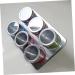 Zerodeko Mixing Bottle 6pcs Dispenser Container Seasoning Bottles Steel Bottle Spice Cans Spice Jar Stainless Steel Set 6.3*6.3CM As Shown - Buy Online on GoSupps.com