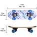 Rude Boyz Kids Beginner Mini Skateboard - Mini Wooden Cruiser Board for Boys & Girls 3-5 Years - Mermaid Scales Design - Lightweight and Durable - Buy Online on GoSupps.com