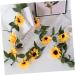 Yardenfun Simulated Sunflower Faux Sunflowers Sunflower Baby Shower Decorations Fake Artificial Sunflower Vine - Buy Online on GoSupps.com