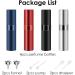 Saiveina 8ml Travel Perfume Atomizer Bottles - Refillable Mini Fragrance Bottles (4 Pack) - Buy Online on GoSupps.com