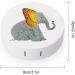 Buy Butterfly Elephant Cute Contact Lens Case - Portable Round Storage Box Kit with Mirror for Travel & Daily Use - Buy Online on GoSupps.com