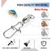 Atibin High Strength Fishing Swivels Tackle Stainless Connector - Size 0+0 (27lb) 25 pcs - Buy Online on GoSupps.com