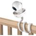 TIUIHU Universal Baby Monitor Mount for Arlo/Motorola Baby Monitor/Nannio Monitor/HelloBaby - Versatile for Any Other Cameras with 1/4 Screw Twist Holder Without Tools or Wall Damage (white)
