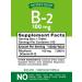 Nature's Truth Vitamin B-2 100mg Tablets - 100 Count - Buy Online on GoSupps.com