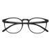 Przene Blue Light Blocking Glasses for Women Men Retro Round Computer Glasses Black