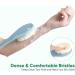 Long Handle Body Back Scrubber - Exfoliating Shower Brush Light Blue - Buy Online on GoSupps.com