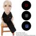 Black Heated Scarf & Electric Neck Pillow - Wireless Thermal Support with 3 Adjustable Temperatures for Ultimate Relaxation - Buy Online on GoSupps.com