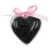 Baby Powder Puff | Bowknot Heart Powder Puff - Soft Long-haired Body Powder Puff Washable Powder Puff for Baby Body Black