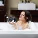 Tbestmax 75g XL Black Loofah Sponge Set for Exfoliating & Soft Shower Puff - 4 Pack - Buy Online on GoSupps.com