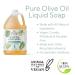 Brittanie's Thyme Organic Olive Oil Castile Liquid Soap 1 Gallon Refill - Lemongrass Scent | Natural Vegan & Gluten-Free Formula for Face, Body, Dishes, Pets & Laundry - Buy Online on GoSupps.com
