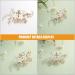 minkissy Flower Hair Side Comb Hair Side Comb Wedding Bride Hairpin Flower Hair Accessory Hair Decoration for Women Ladies - Buy Online on GoSupps.com