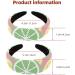2 Pieces Headbands Women Hair Head Bands Green Yellow Lemon Lime Fruit Pink Non Slip Thick Padded Hairband Hair Band Hoops Vintage Thick Hair Wrap Multi-colored 7 - Buy Online on GoSupps.com