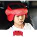 KAKIBLIN Adjustable Toddler Car Seat Head Support Band - Red | Safety Carseat Straps Cover for Neck Relief - Buy Online on GoSupps.com