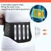 XWSM Self-Heating Magnet Therapy Back Support Belt - Adjustable Lumbar Support Waist Trainer for Men & Women | Black Medium - Buy Online on GoSupps.com