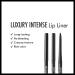 kiss new york Luxury Intense Lip Liner 3PCS - Long-Lasting & Creamy - Retractable & Easy to Use - Black - Buy Online on GoSupps.com