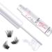 Cluster Lash Glue Clear Individual Cluster Lashes Glue for DIY Eyelash Extension Lash Bond Glue Mascara Wand Super Strong Hold 48 Hours WaterProof Latexfree (5ml Clear) 5.00 ml (Pack of 1) Clear
