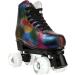 High-top Unisex Lightning Pattern Roller Skates | Double Row Four Wheels | Ideal for Beginners | Black with Flash Wheel - Size 43 - Buy Online on GoSupps.com