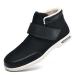 Women's Edema Shoes Wide Fit Slip On Sneakers for Diabetics Plantar Fasciitis and Swollen Feet Support Lightweight Comfort and Breathable (Color : Black Winter Size : 12)
