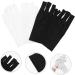 minkissy 2 Pairs Gloves Nail Dryers Nail Art Accessories Nail Polish Dryer Nail Lamp Dryer Gloves Fingerless Anti Uv Glove Nail Uv Shield Gloves Anti-uv Gloves Uv Hand Gloves - Buy Online on GoSupps.com