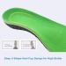 VSUDO Plantar Fasciitis Insoles - High Arch Support Orthotic Inserts for Men or Women - XL (M 13-15) - Buy Online on GoSupps.com