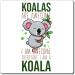 Humorous Koala are Awesome Mammals Marsupials Enthusiast Hilarious Wombat Furry Animals Furry Koalas Lover Magnets 4" 4" - Buy Online on GoSupps.com