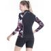 LayaTone 3mm Neoprene Wetsuit Top | Long Sleeve for Scuba Diving, Surfing | Pink (Neoprene Sleeves) - Size Large - Buy Online on GoSupps.com
