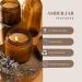 Set of 6 Amber Glass Jars - 60ml Brown Glass Container Jars for Storage with Airtight Black Lids Luxury Cosmetic Container for Candles Creams & Salves - Buy Online on GoSupps.com