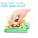 HanShe Baby Soft Cloth Book Set - High Contrast Crinkle Book 4 PCS for 0-6 Months | Educational Learning Toy for Infants | Fabric Baby Activity Book for Boys and Girls | Yellow - Buy Online on GoSupps.com