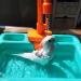 Yoruii Parrot Bath Tub with Faucet | Bird Shower Bath Feeder in Blue | Multifunctional Bird Supplies - Buy Online on GoSupps.com
