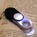 Magnifying Glass Magnified 10 Times Folding Handheld Portable Mini with High Definition LED Reading Magnifier Good Times - Buy Online on GoSupps.com