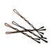 BaBylissPRO 2.75 Inch Extra-Long Crimped Bobby Pins Brown