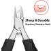 Podiatrist Toenail Clipper for Ingrown and Thick Toenails - Stainless Steel Nipper for Seniors - Professional Pedicure Tool - Buy Online on GoSupps.com