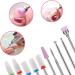 10 Pieces Nail Drill Bits Sets Tungsten Carbide Nail Drill Manicure Pedicure Bits Electric Nail Files Bits for Polishing Removing Nail Glue Professional Nail Household - Buy Online on GoSupps.com
