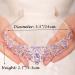 JWICOS Light Purple Crystal Tiara for Women & Girls - Elegant Princess Crown for Wedding, Prom & Birthday Party - Buy Online on GoSupps.com