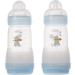 MAM Easy Start Anti-Colic Bottle 9oz (2 count) MAM Baby Bottle with Medium Flow Nipple Breastfed Baby Feeding Essentials Boy ( Packaging May Vary ) boy Anti-Colic Bottle(2 count) - Buy Online on GoSupps.com