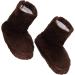 USB Heating Shoes for Cold Days - Prevent Freezing & Slipping | Comfortable Brown Foot Warmers - Buy Online on GoSupps.com