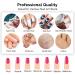 Melodysusie 7x Premium Wolframcarbid Bits Set - Professional Sanding Bubble Grinding Head for Nail Care | Colorful Manicure & Pedicure Attachments - Buy Online on GoSupps.com