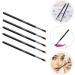 Angoily Oblique Eyeliner Brush 10 Pcs Makeup Brush Eyebrow Brush Girls Eyeliner Brush Practical Eyeliner Brush Make up 16x0.7cmx2pcs Blackx2pcs - Buy Online on GoSupps.com
