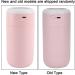 Mini Portable USB Powered Nano Humidifier Diffuser with 7 Colors Light Power Off Timer - Moisturize Skin Prevent Dry Burning - for Desktop Office and Home - ABS 350ml (Pink) - Buy Online on GoSupps.com