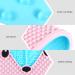 Fox Scrub Dark Blue Silicone Makeup Brush Cleaning Mat with Suction Cup - Best Tool for Cleaning Cosmetic Brushes | eCommerce International Shipping - Buy Online on GoSupps.com